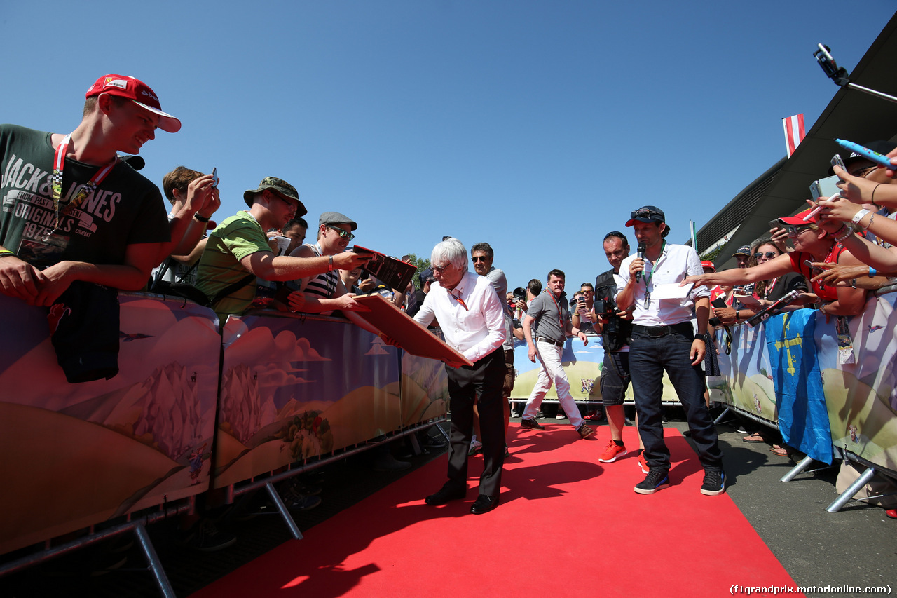 GP AUSTRIA, 02.07.2016 - Autograph session, Bernie Ecclestone (GBR), President e CEO of Formula One Management