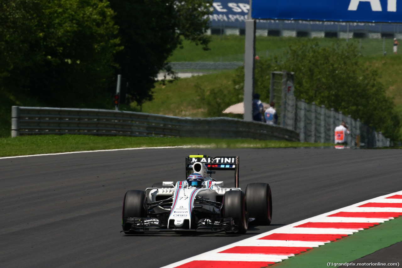 GP AUSTRIA, 02.07.2016 Prove Libere 3, Valtteri Bottas (FIN) Williams F1 Team FW38