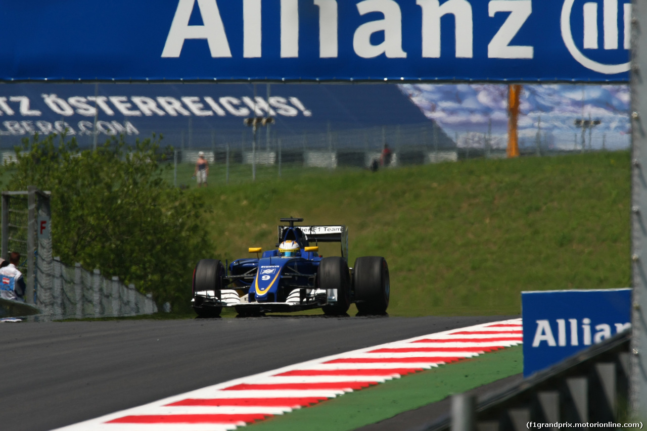 GP AUSTRIA, 02.07.2016 Prove Libere 3, Marcus Ericsson (SUE) Sauber C35