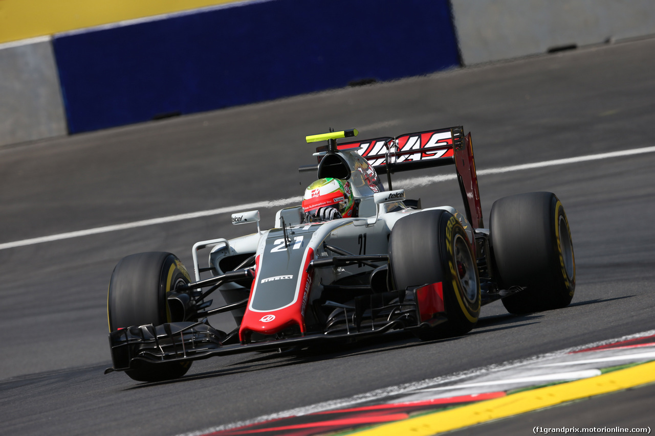 GP AUSTRIA, 02.07.2016 Prove Libere 3, Esteban Gutierrez (MEX) Haas F1 Team VF-16