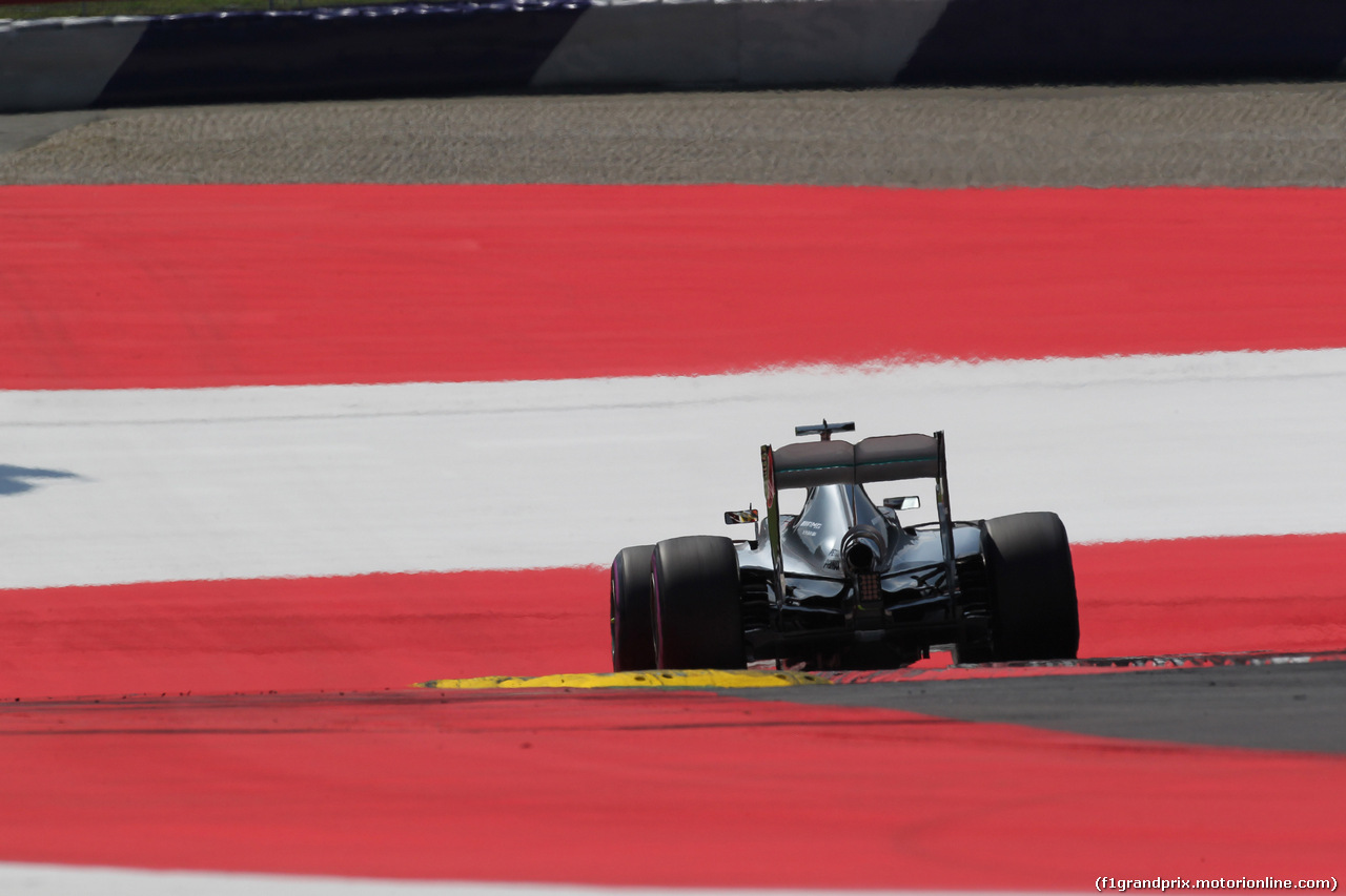 GP AUSTRIA, 02.07.2016 Prove Libere 3, Lewis Hamilton (GBR) Mercedes AMG F1 W07