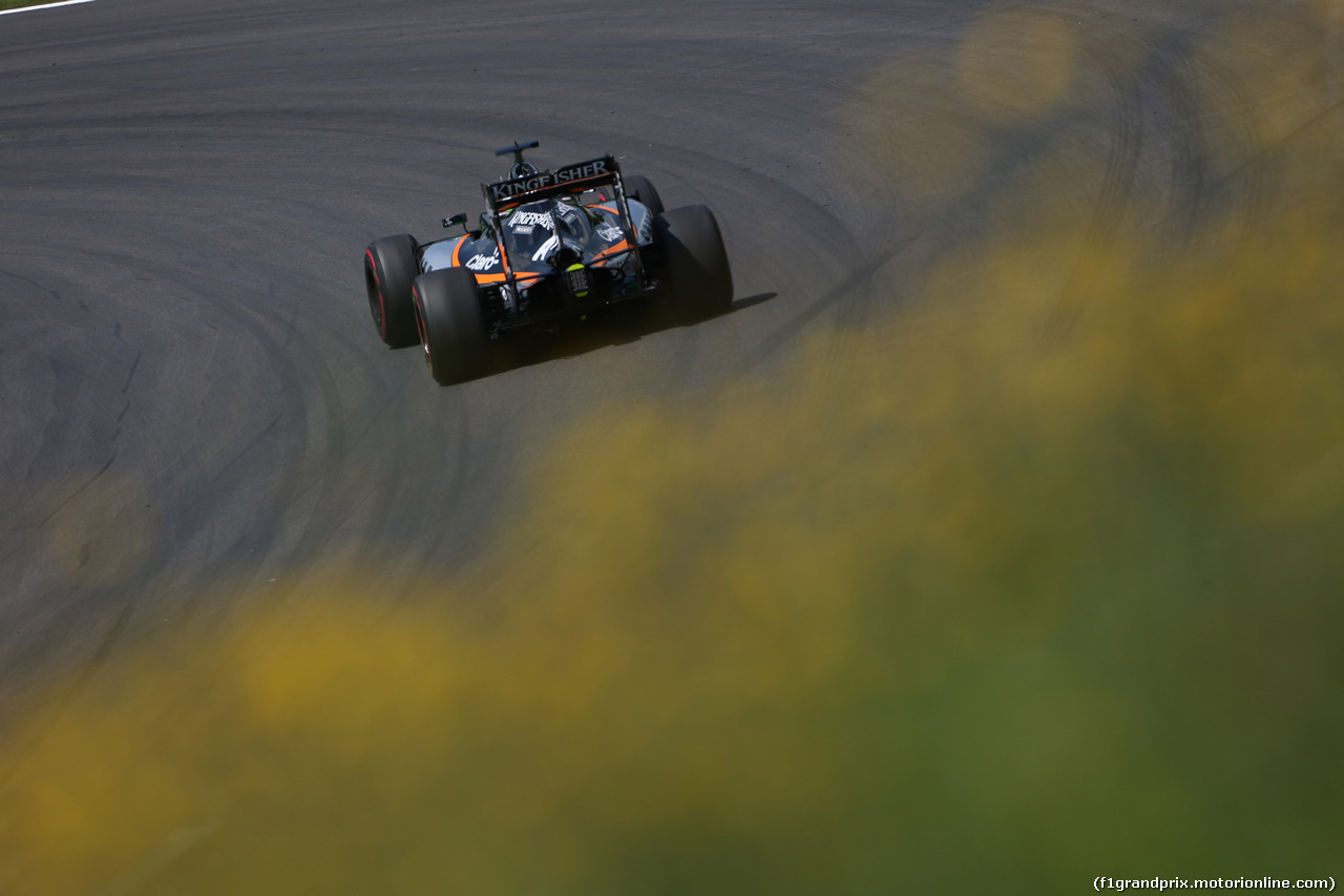 GP AUSTRIA, 02.07.2016 Prove Libere 3, Sergio Perez (MEX) Sahara Force India F1 VJM09