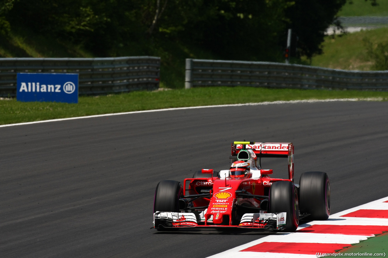 GP AUSTRIA, 02.07.2016 Prove Libere 3, Kimi Raikkonen (FIN) Ferrari SF16-H
