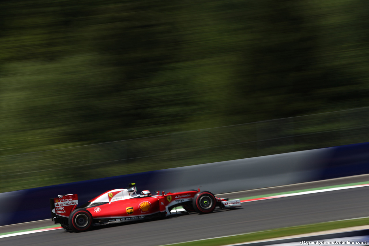 GP AUSTRIA, 02.07.2016 Prove Libere 3, Kimi Raikkonen (FIN) Ferrari SF16-H