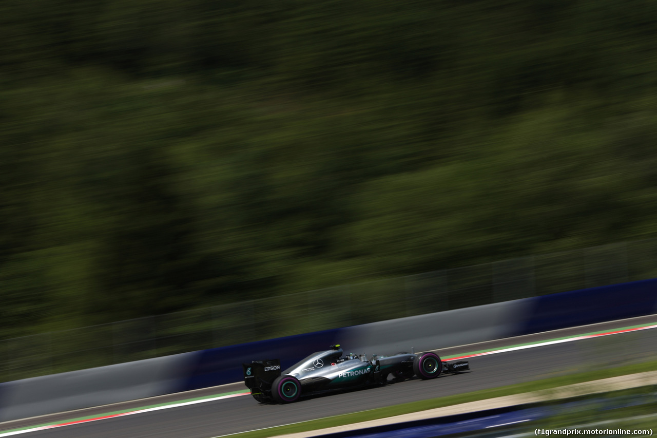 GP AUSTRIA, 02.07.2016 Prove Libere 3, Nico Rosberg (GER) Mercedes AMG F1 W07
