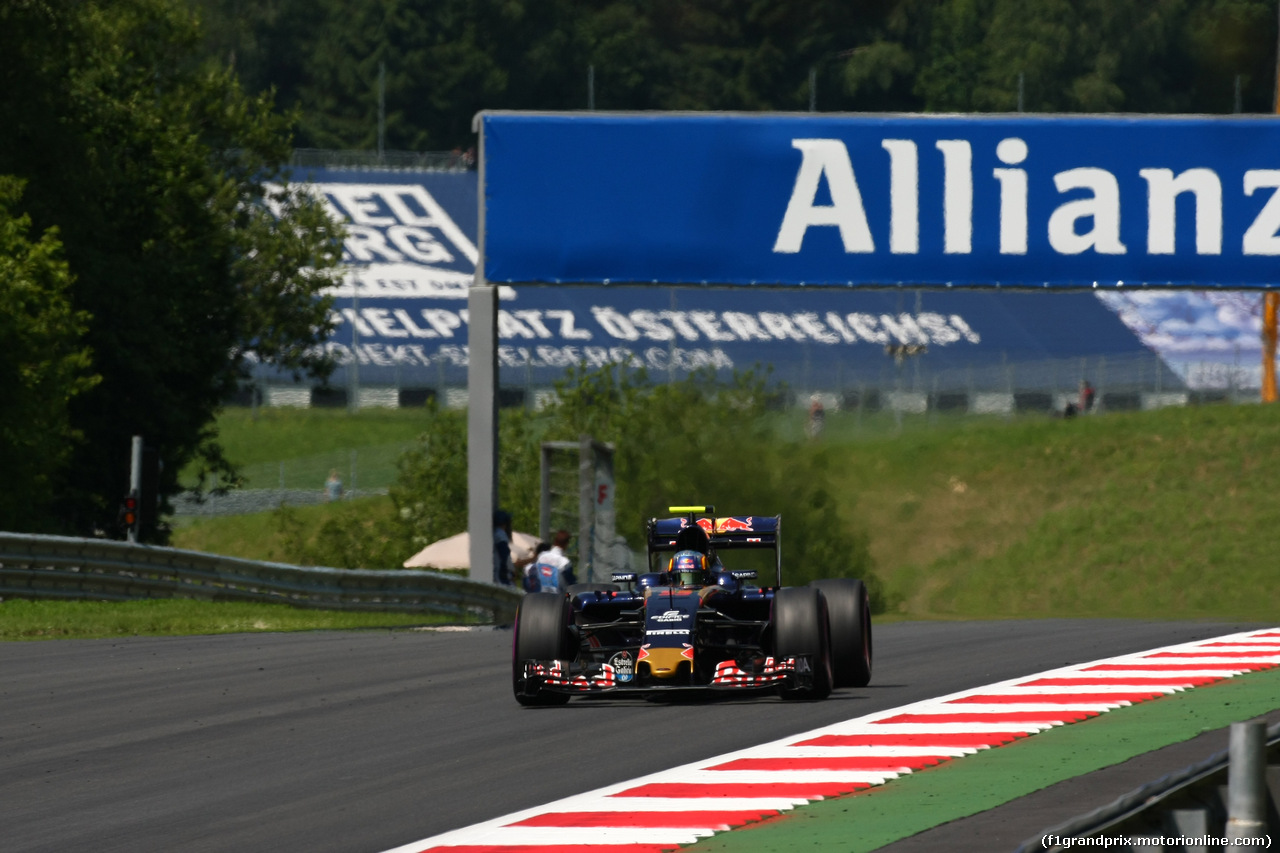 GP AUSTRIA, 02.07.2016 Prove Libere 3, Carlos Sainz Jr (ESP) Scuderia Toro Rosso STR11