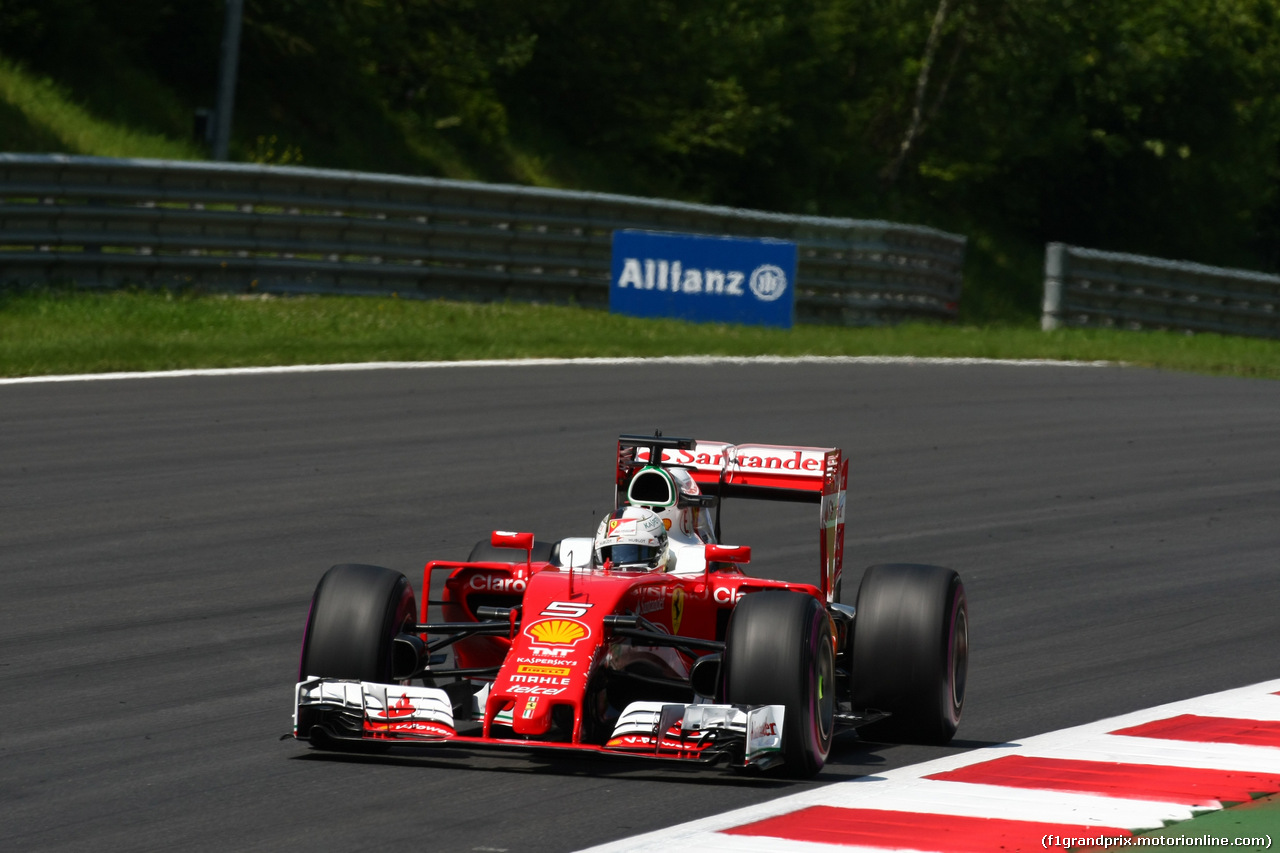 GP AUSTRIA, 02.07.2016 Prove Libere 3, Sebastian Vettel (GER) Ferrari SF16-H