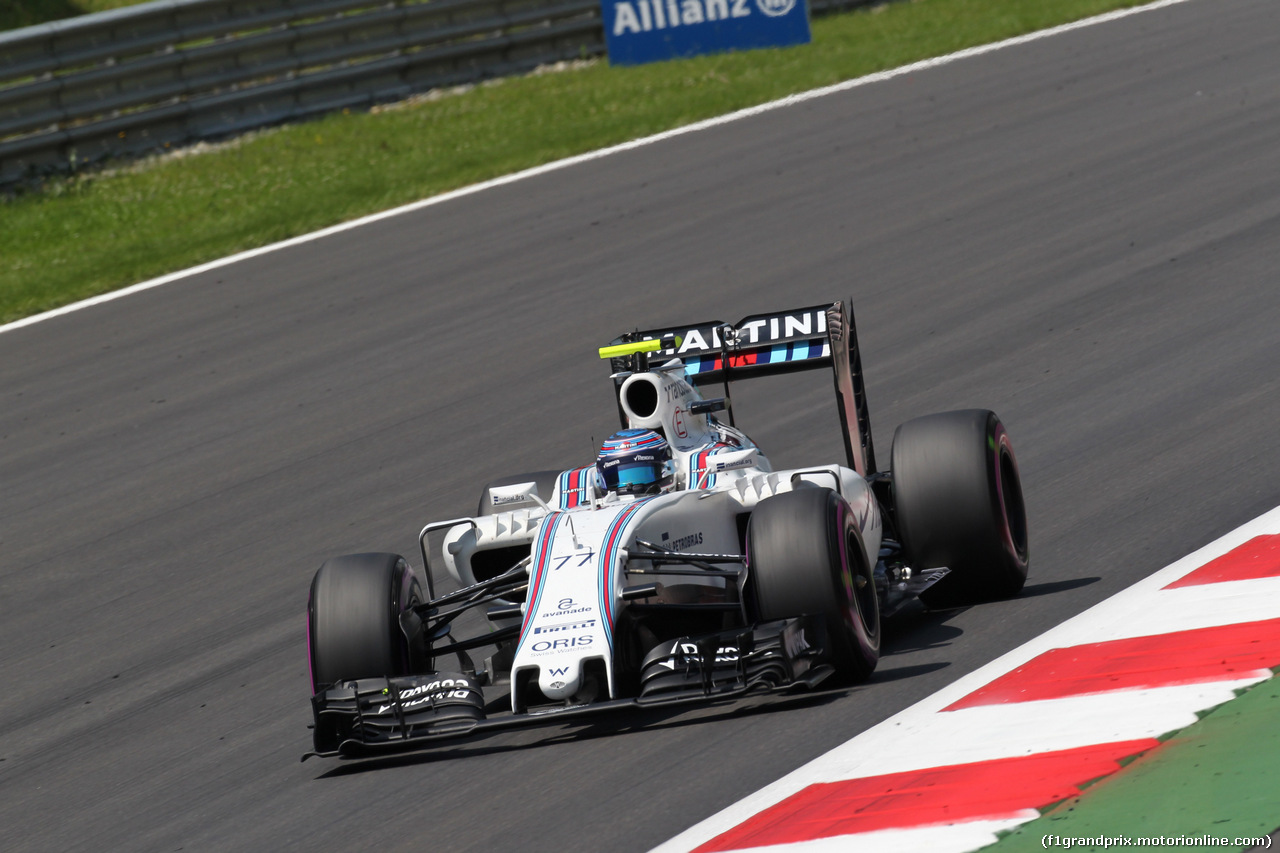GP AUSTRIA, 02.07.2016 Prove Libere 3, Valtteri Bottas (FIN) Williams F1 Team FW38