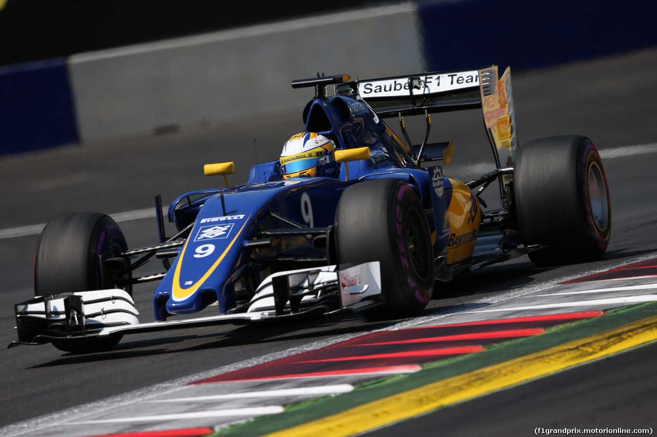 GP AUSTRIA, 02.07.2016 Prove Libere 3, Marcus Ericsson (SUE) Sauber C35