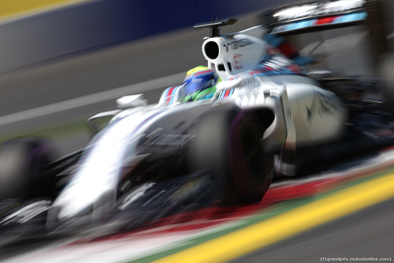 GP AUSTRIA, 02.07.2016 Prove Libere 3, Felipe Massa (BRA) Williams F1 Team FW38