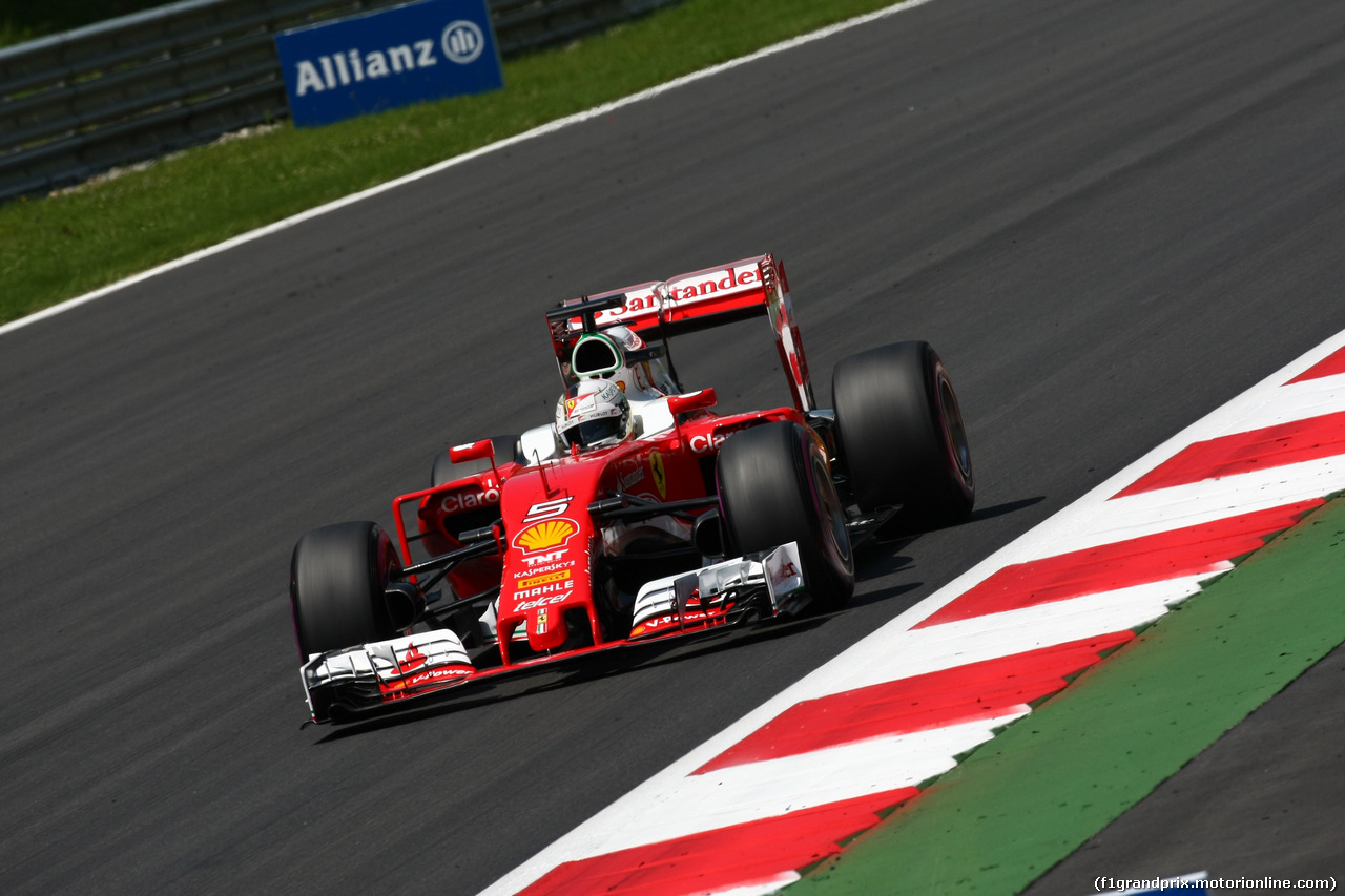 GP AUSTRIA, 02.07.2016 Prove Libere 3, Sebastian Vettel (GER) Ferrari SF16-H