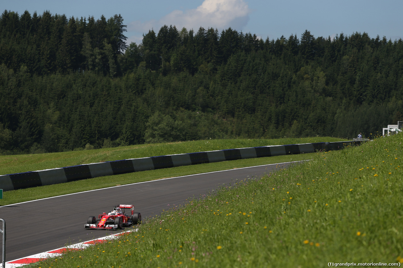 GP AUSTRIA, 01.07.2016 - free Practice 1, Sebastian Vettel (GER) Ferrari SF16-H