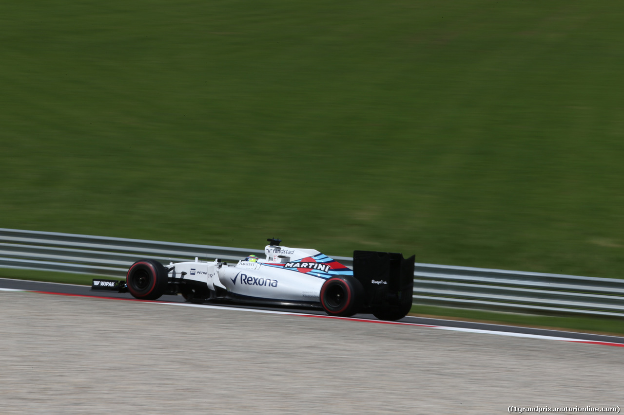 GP AUSTRIA, 01.07.2016 - free Practice 1,Felipe Massa (BRA) Williams F1 Team FW38