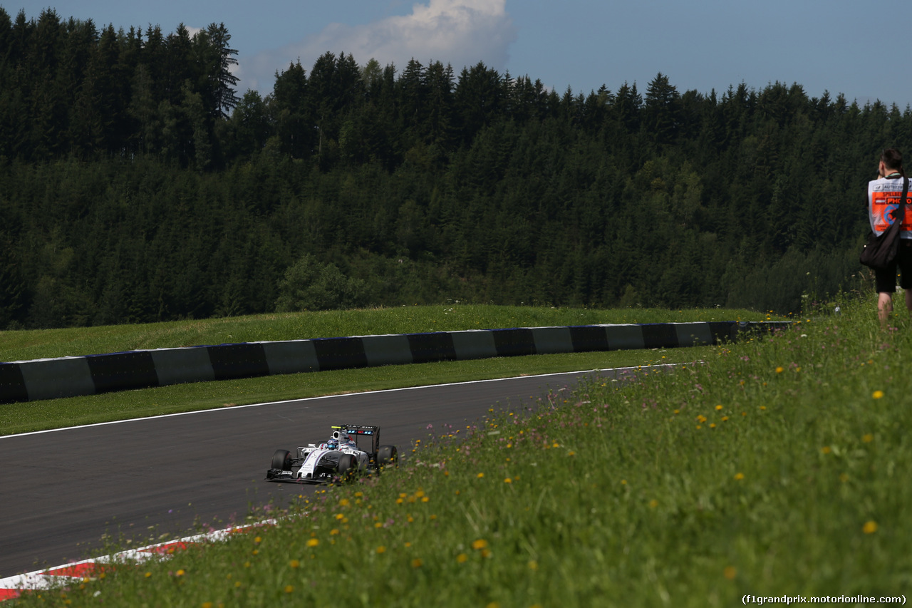 GP AUSTRIA, 01.07.2016 - free Practice 1, Valtteri Bottas (FIN) Williams F1 Team FW38