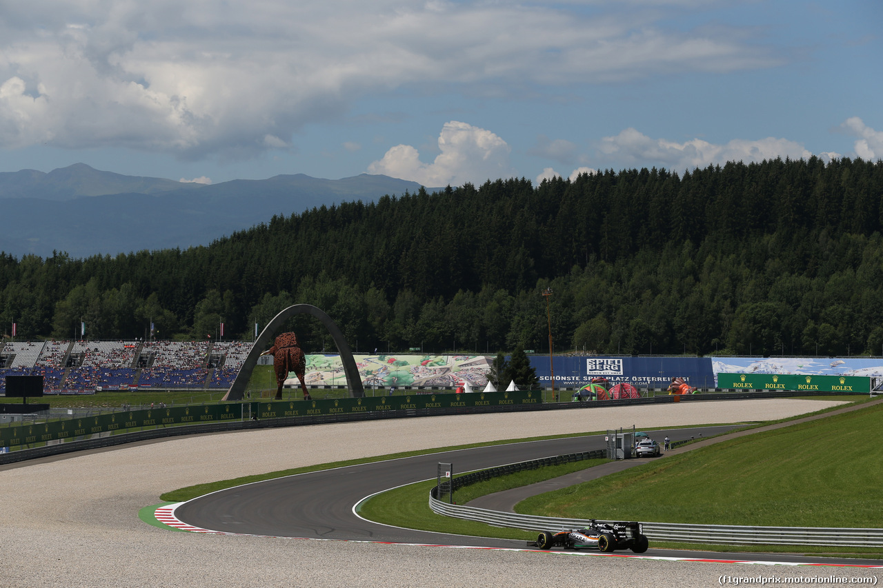 GP AUSTRIA, 01.07.2016 - free Practice 1, Nico Hulkenberg (GER) Sahara Force India F1 VJM09