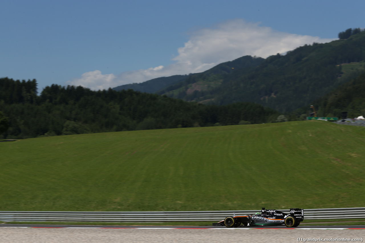 GP AUSTRIA, 01.07.2016 - free Practice 1, Nico Hulkenberg (GER) Sahara Force India F1 VJM09
