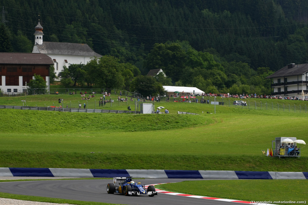 GP AUSTRIA, 01.07.2016 - Prove Libere 1, Marcus Ericsson (SUE) Sauber C34
