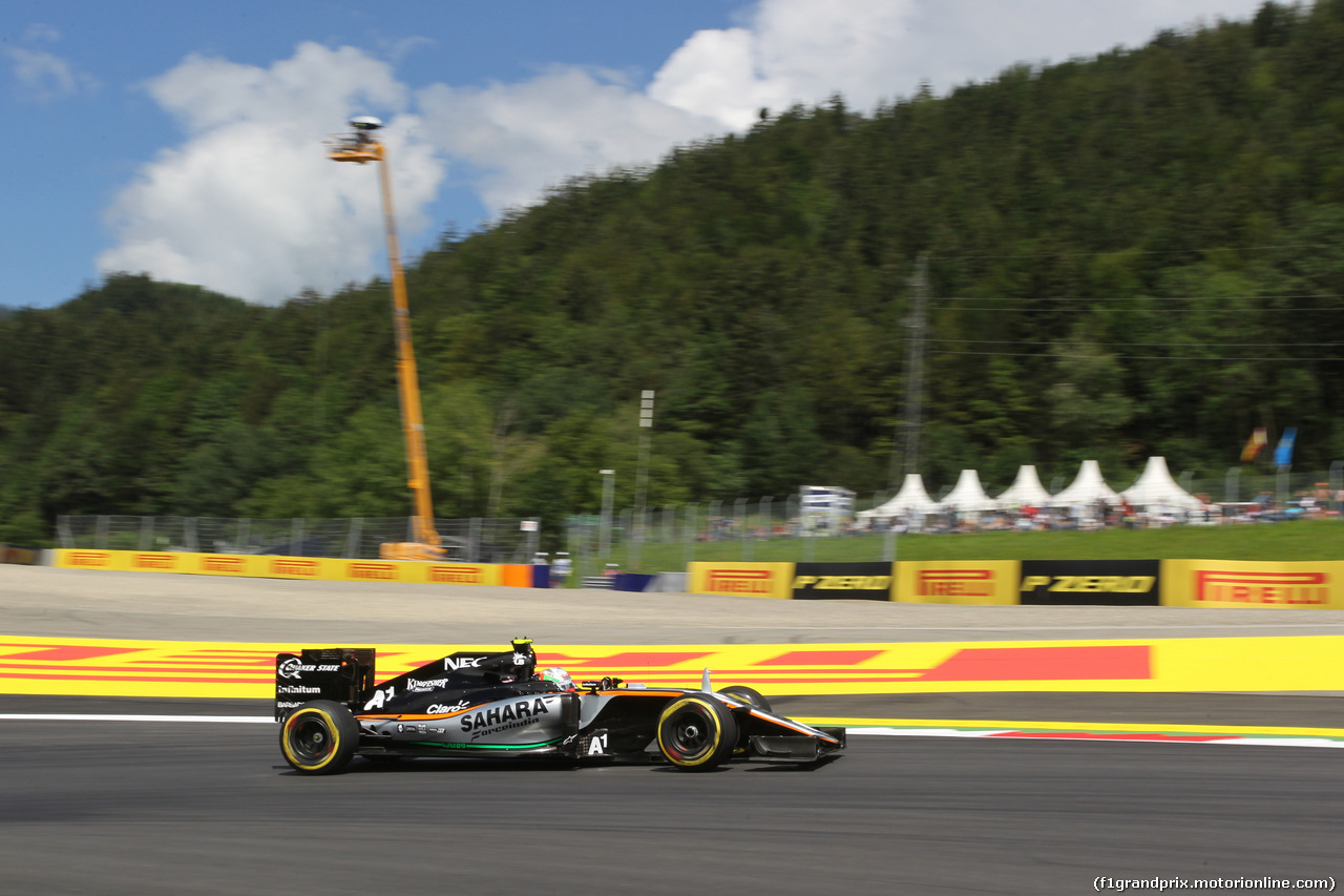 GP AUSTRIA, 01.07.2016 - Prove Libere 1, Alfonso Celis (MEX), Force India 3rd driver