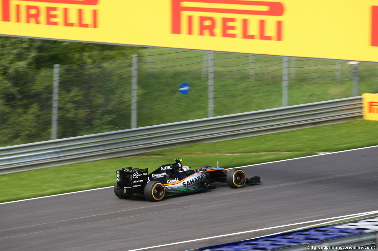 GP AUSTRIA, 01.07.2016 - Prove Libere 1, Alfonso Celis (MEX), Force India 3rd driver