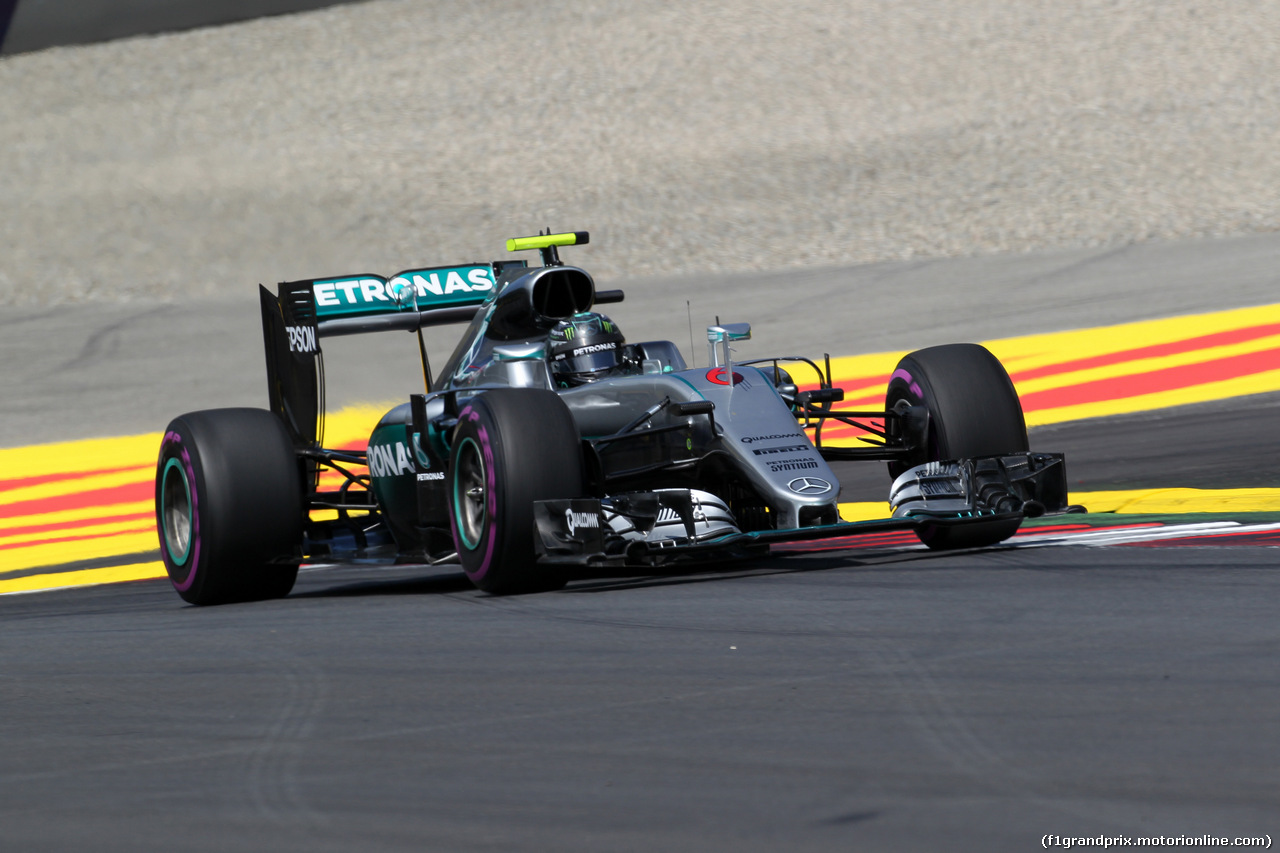 GP AUSTRIA, 01.07.2016 - Prove Libere 1, Nico Rosberg (GER) Mercedes AMG F1 W07 Hybrid