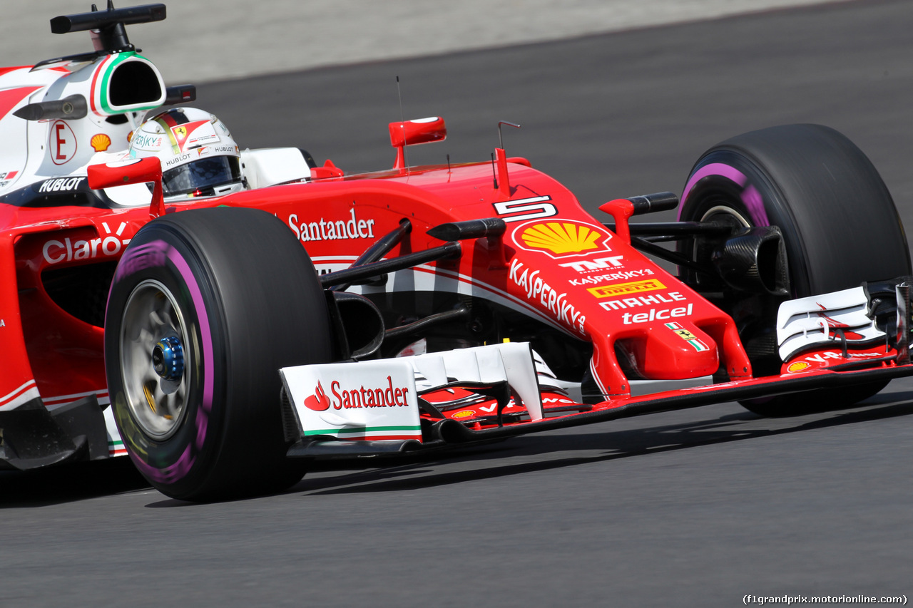 GP AUSTRIA, 01.07.2016 - Prove Libere 1, Sebastian Vettel (GER) Ferrari SF16-H