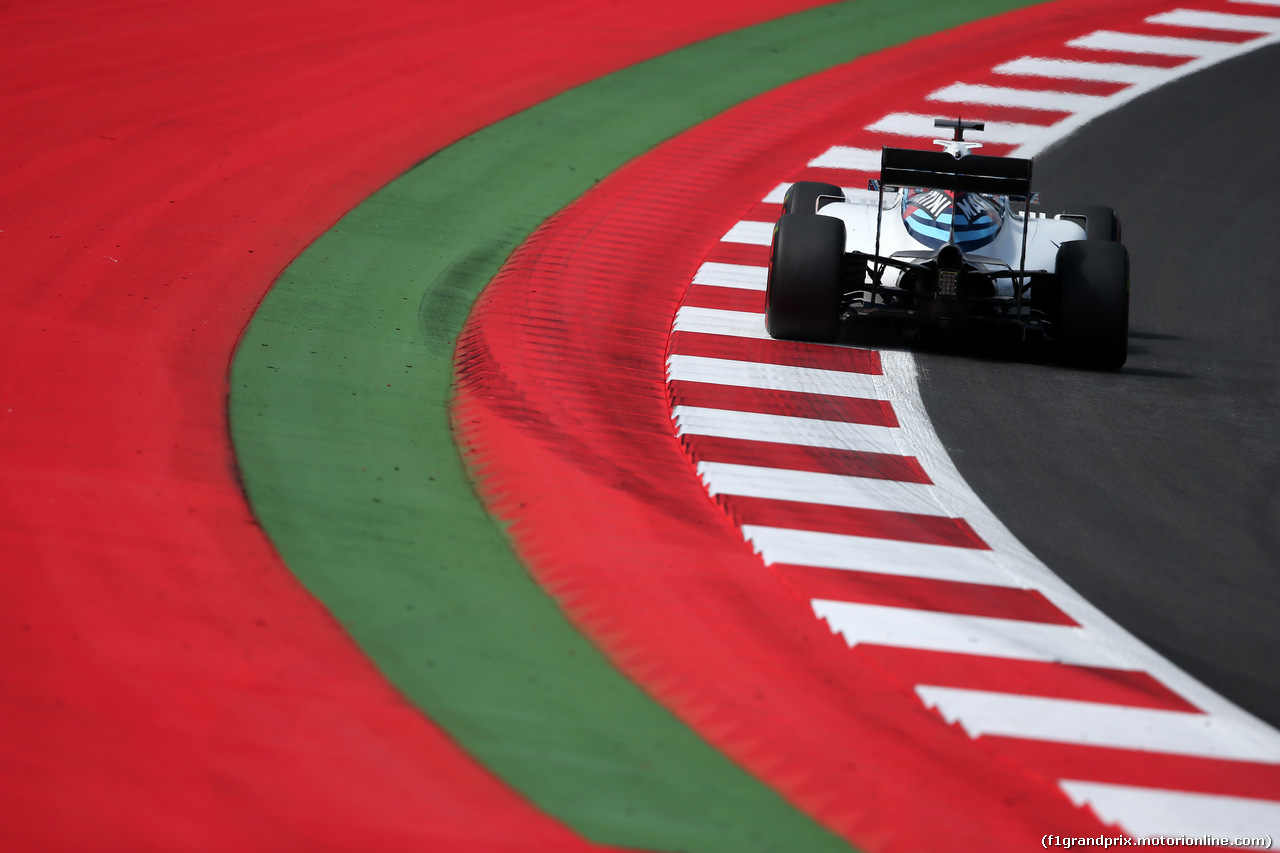GP AUSTRIA, 01.07.2016 - Prove Libere 1, Felipe Massa (BRA) Williams FW38