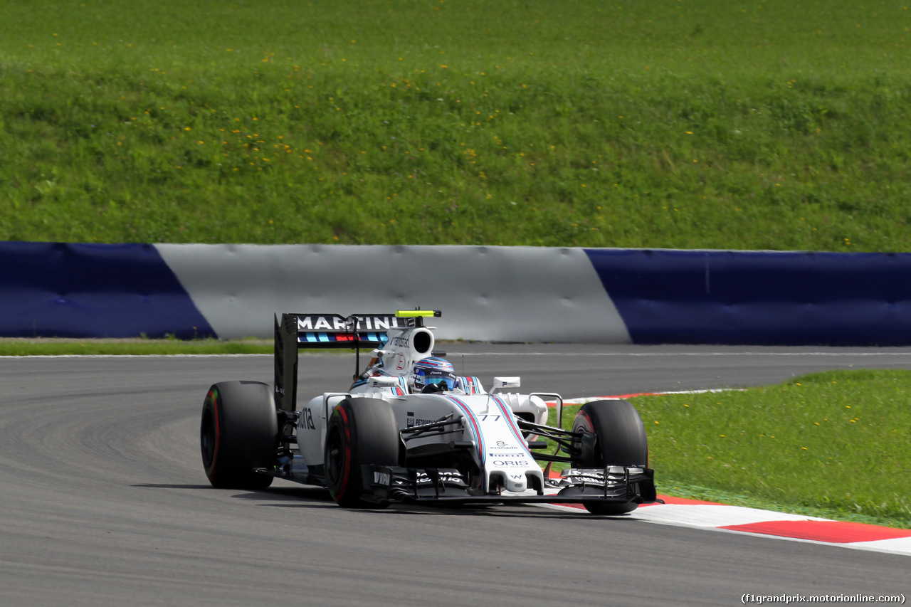 GP AUSTRIA, 01.07.2016 - Prove Libere 1, Valtteri Bottas (FIN) Williams FW38