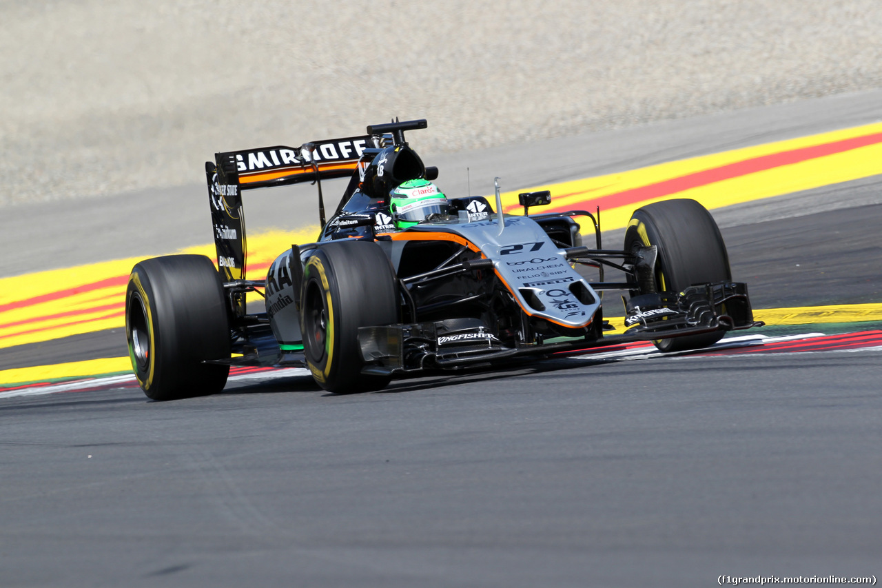 GP AUSTRIA, 01.07.2016 - Prove Libere 1, Nico Hulkenberg (GER) Sahara Force India F1 VJM09