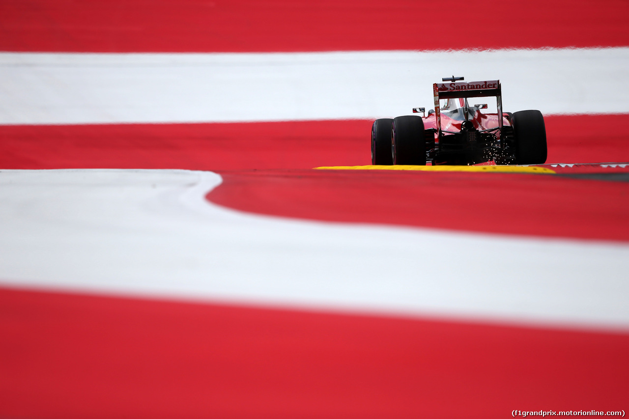 GP AUSTRIA, 01.07.2016 - Prove Libere 1, Sebastian Vettel (GER) Ferrari SF16-H