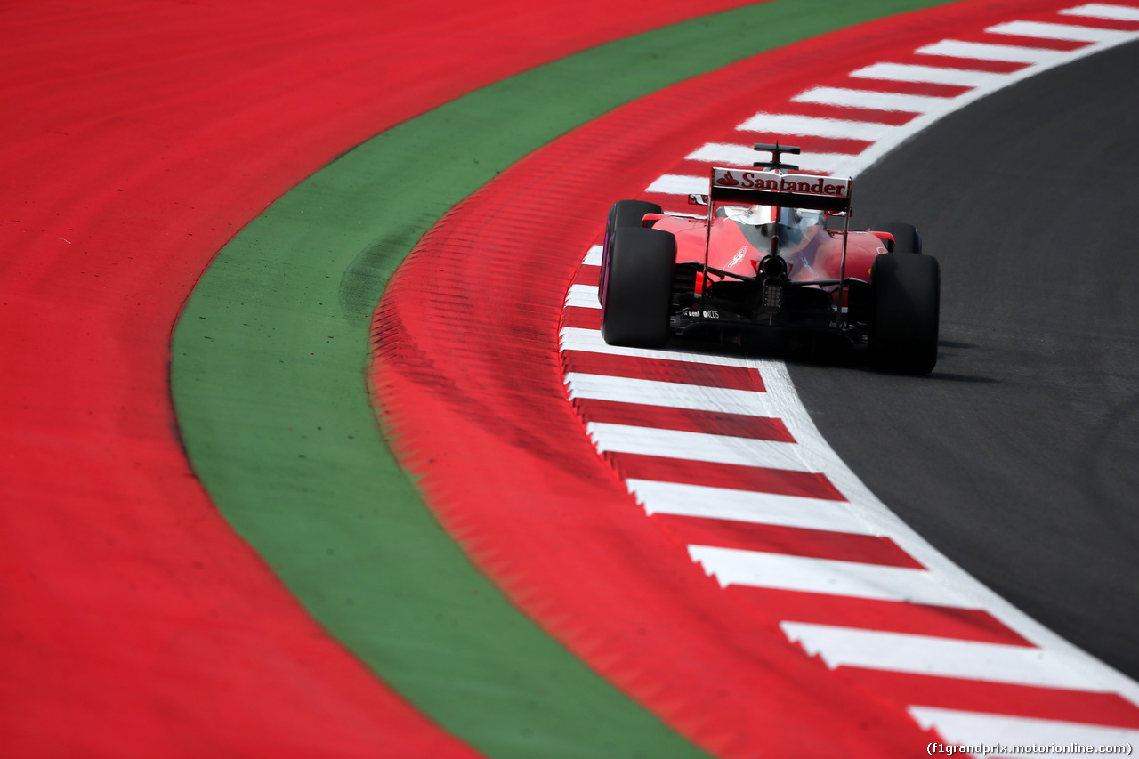 GP AUSTRIA, 01.07.2016 - Prove Libere 1, Sebastian Vettel (GER) Ferrari SF16-H
