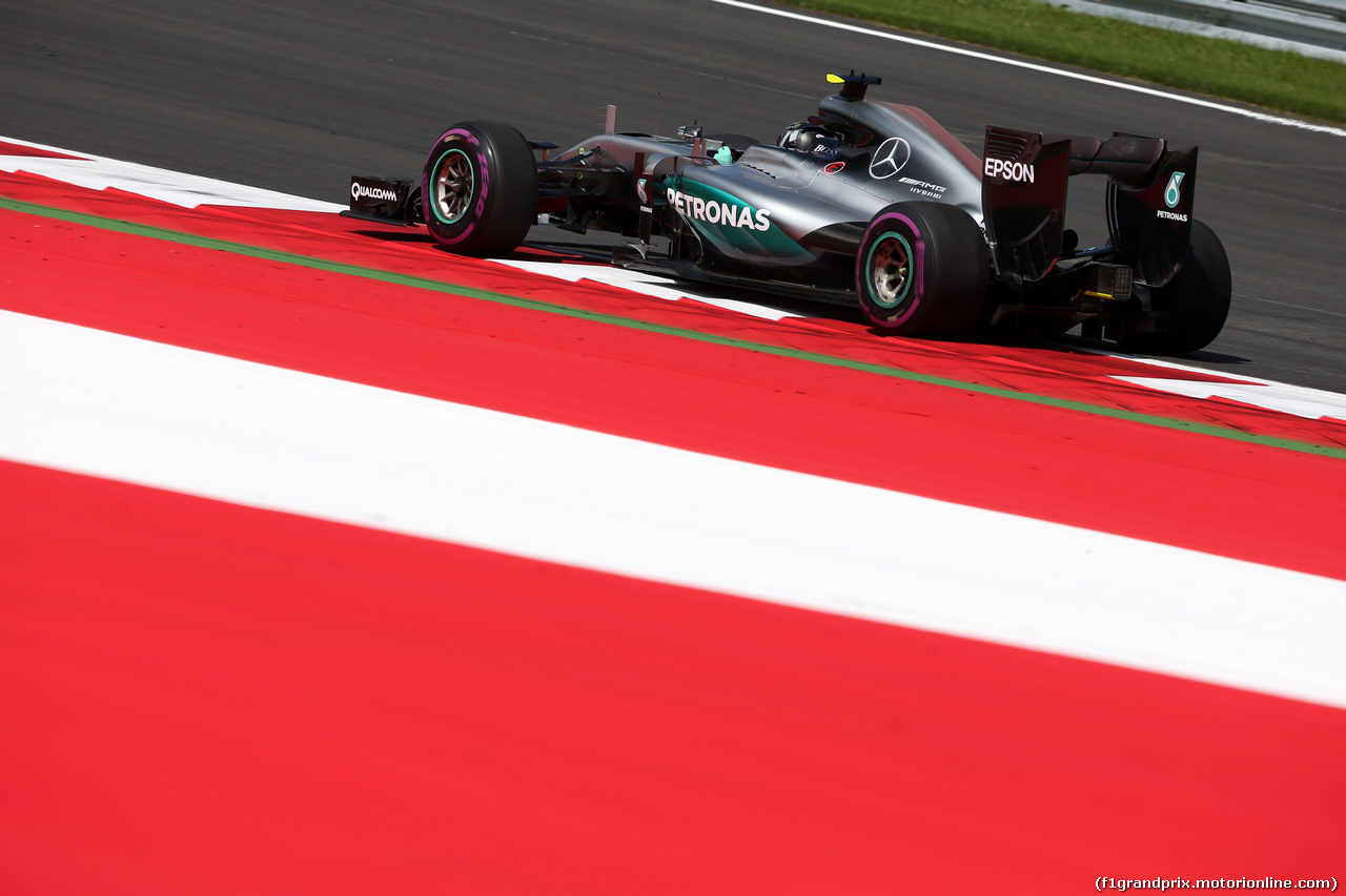 GP AUSTRIA, 01.07.2016 - Prove Libere 1, Nico Rosberg (GER) Mercedes AMG F1 W07 Hybrid