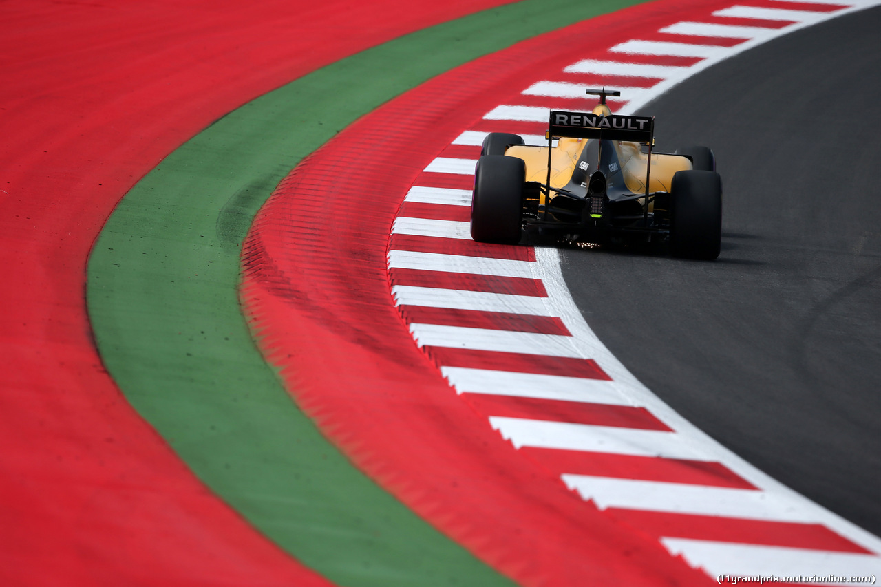 GP AUSTRIA, 01.07.2016 - Prove Libere 1, Jolyon Palmer (GBR) Renault Sport F1 Team RS16