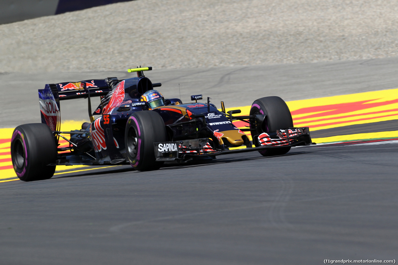 GP AUSTRIA, 01.07.2016 - Prove Libere 1, Carlos Sainz Jr (ESP) Scuderia Toro Rosso STR11