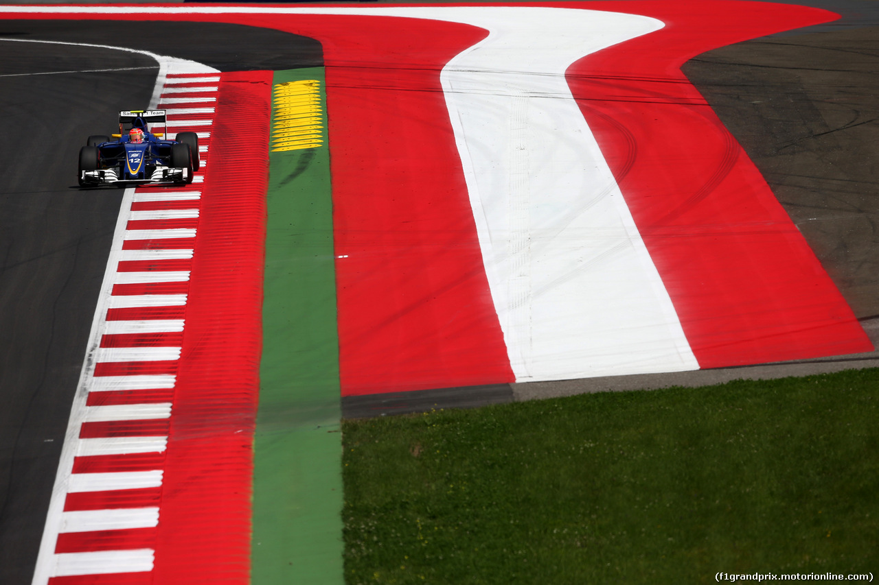 GP AUSTRIA, 01.07.2016 - Prove Libere 1, Felipe Nasr (BRA) Sauber C34