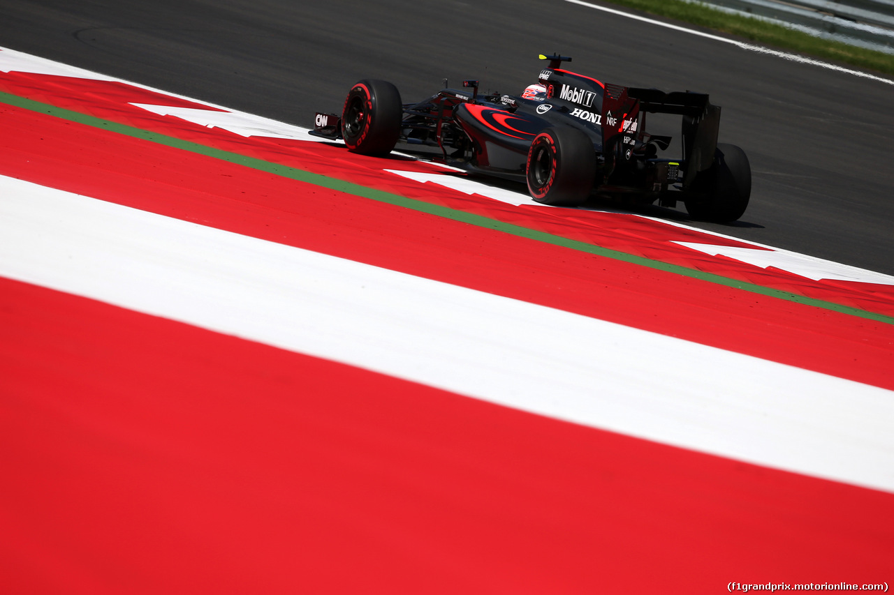GP AUSTRIA, 01.07.2016 - Prove Libere 1, Jenson Button (GBR)  McLaren Honda MP4-31
