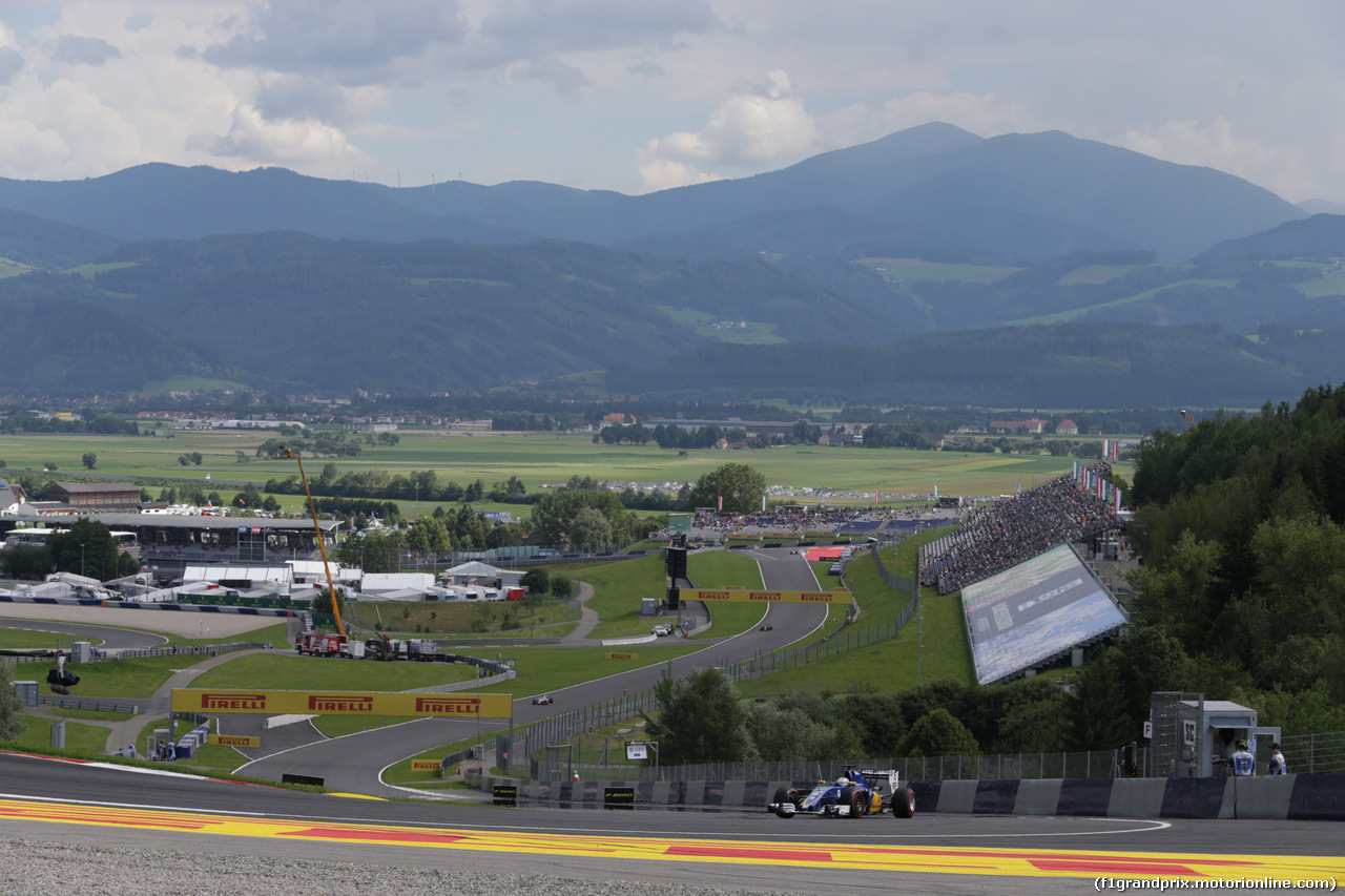 GP AUSTRIA, 01.07.2016 Prove Libere 2, Marcus Ericsson (SUE) Sauber C35