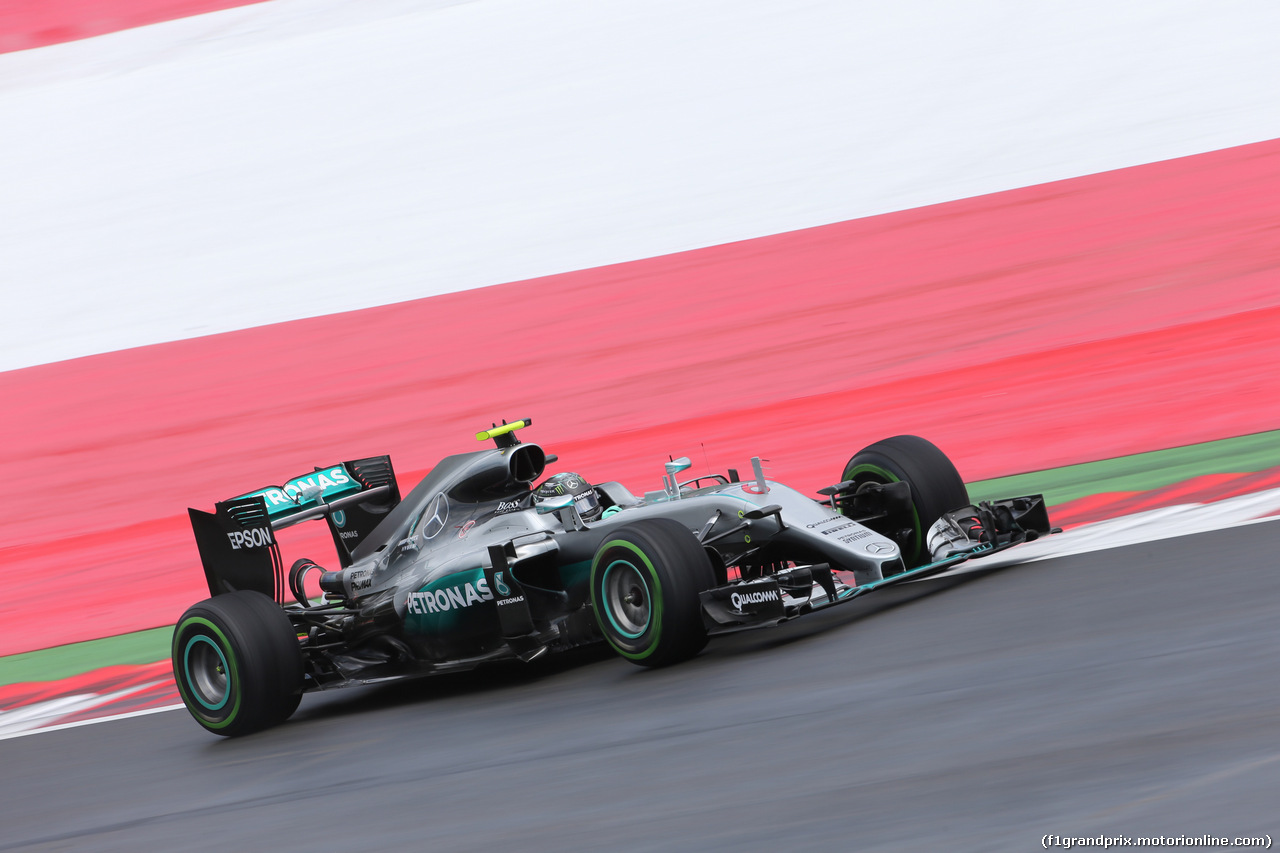 GP AUSTRIA, 01.07.2016 Prove Libere 2, Nico Rosberg (GER) Mercedes AMG F1 W07