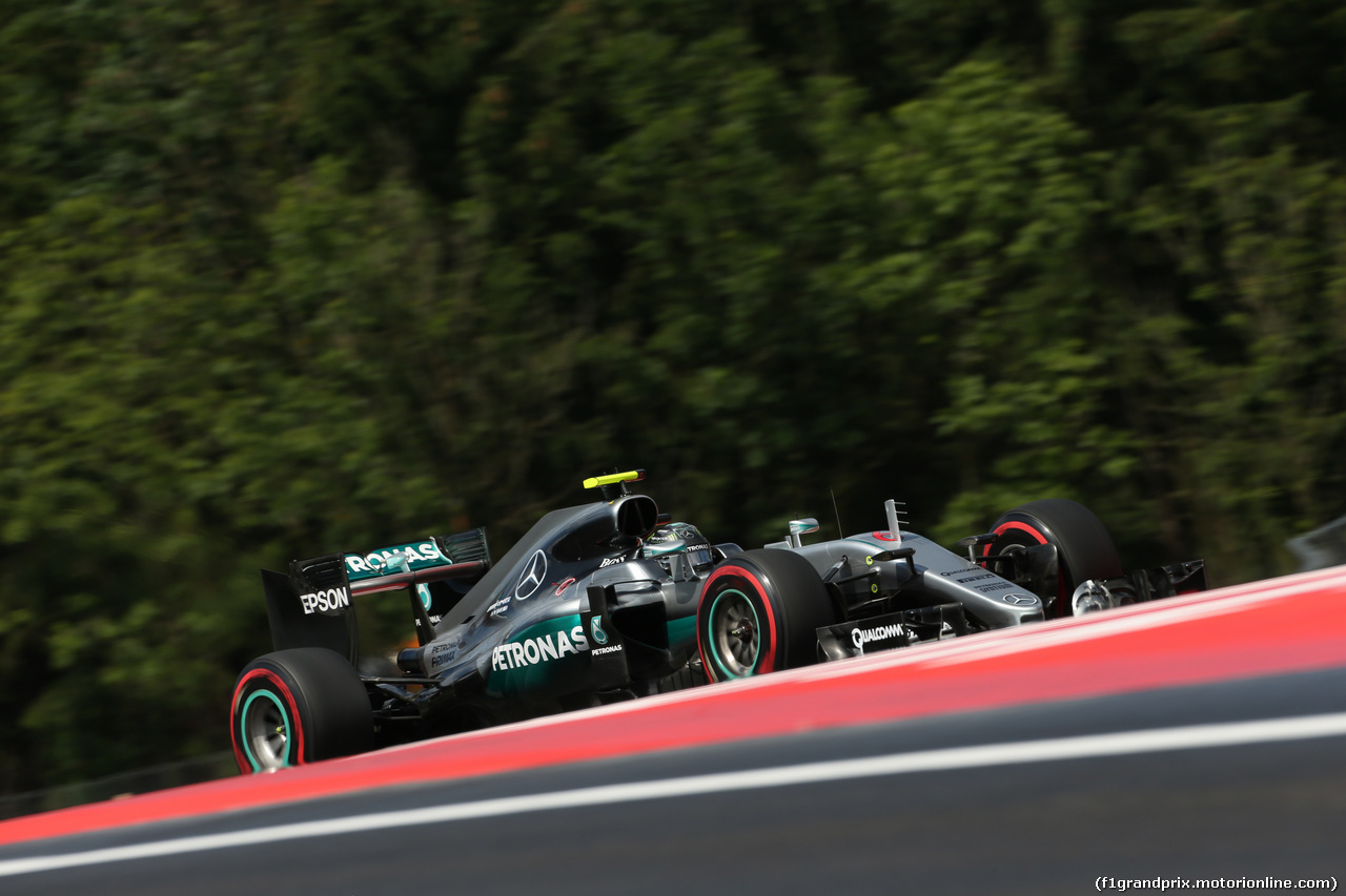 GP AUSTRIA, 01.07.2016 Prove Libere 2, Nico Rosberg (GER) Mercedes AMG F1 W07