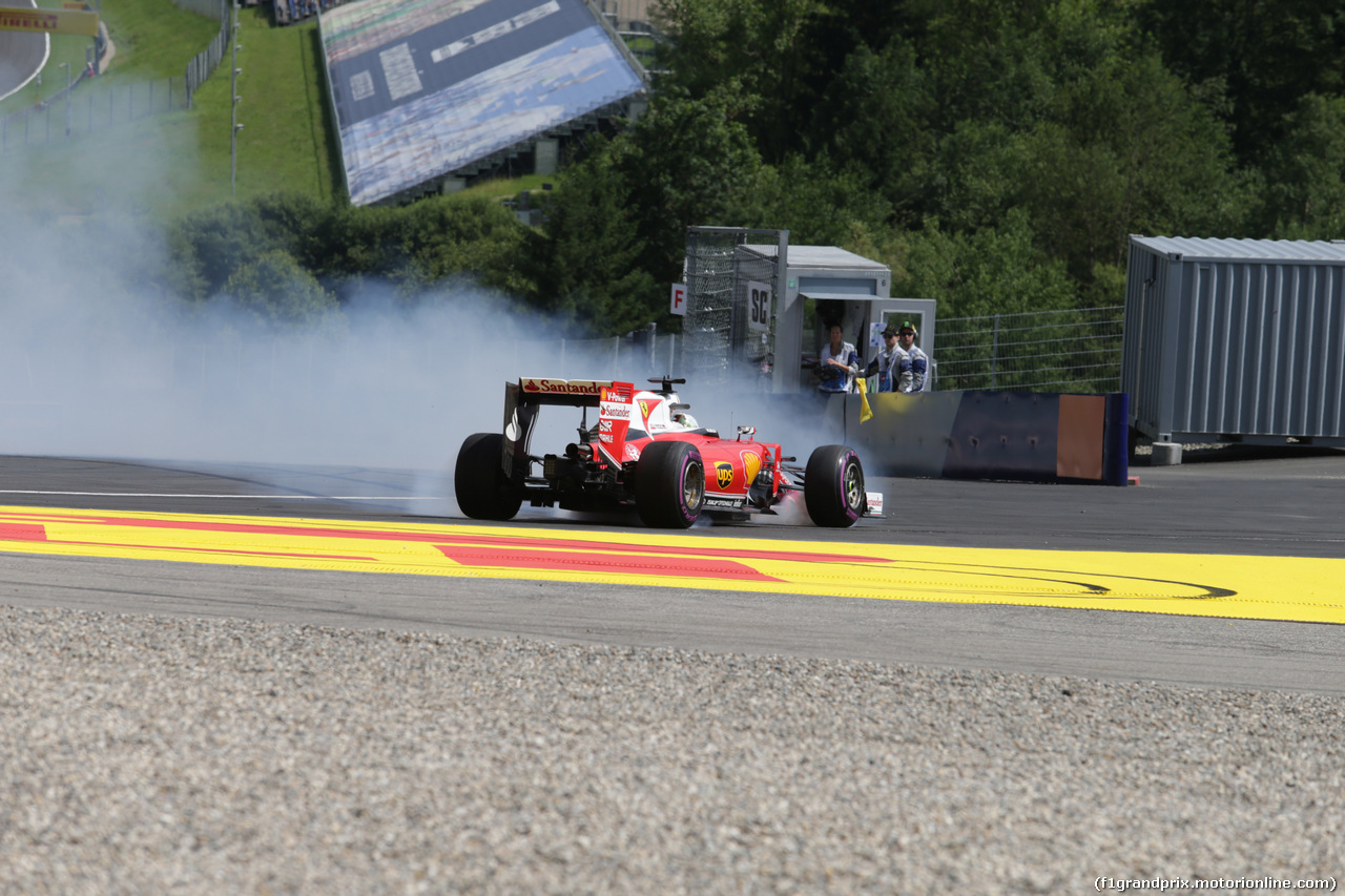 GP AUSTRIA, 01.07.2016 Prove Libere 2, Sebastian Vettel (GER) Ferrari SF16-H
