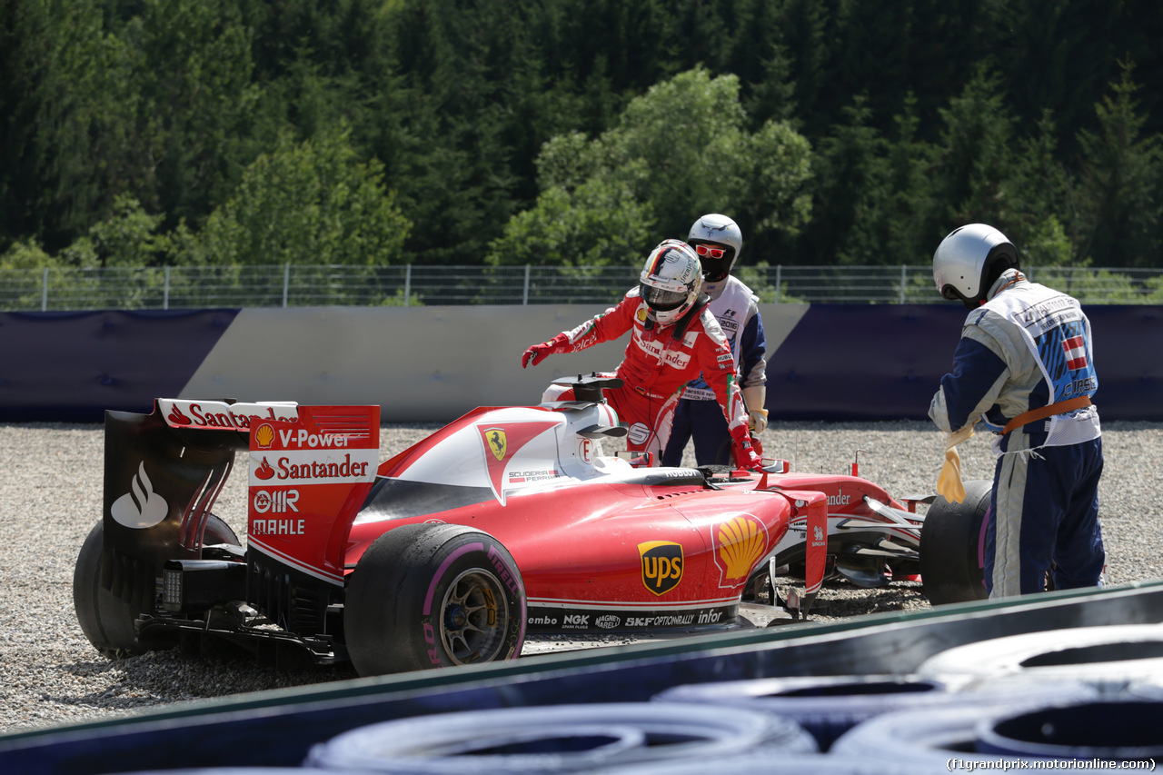 GP AUSTRIA, 01.07.2016 Prove Libere 2, Sebastian Vettel (GER) Ferrari SF16-H