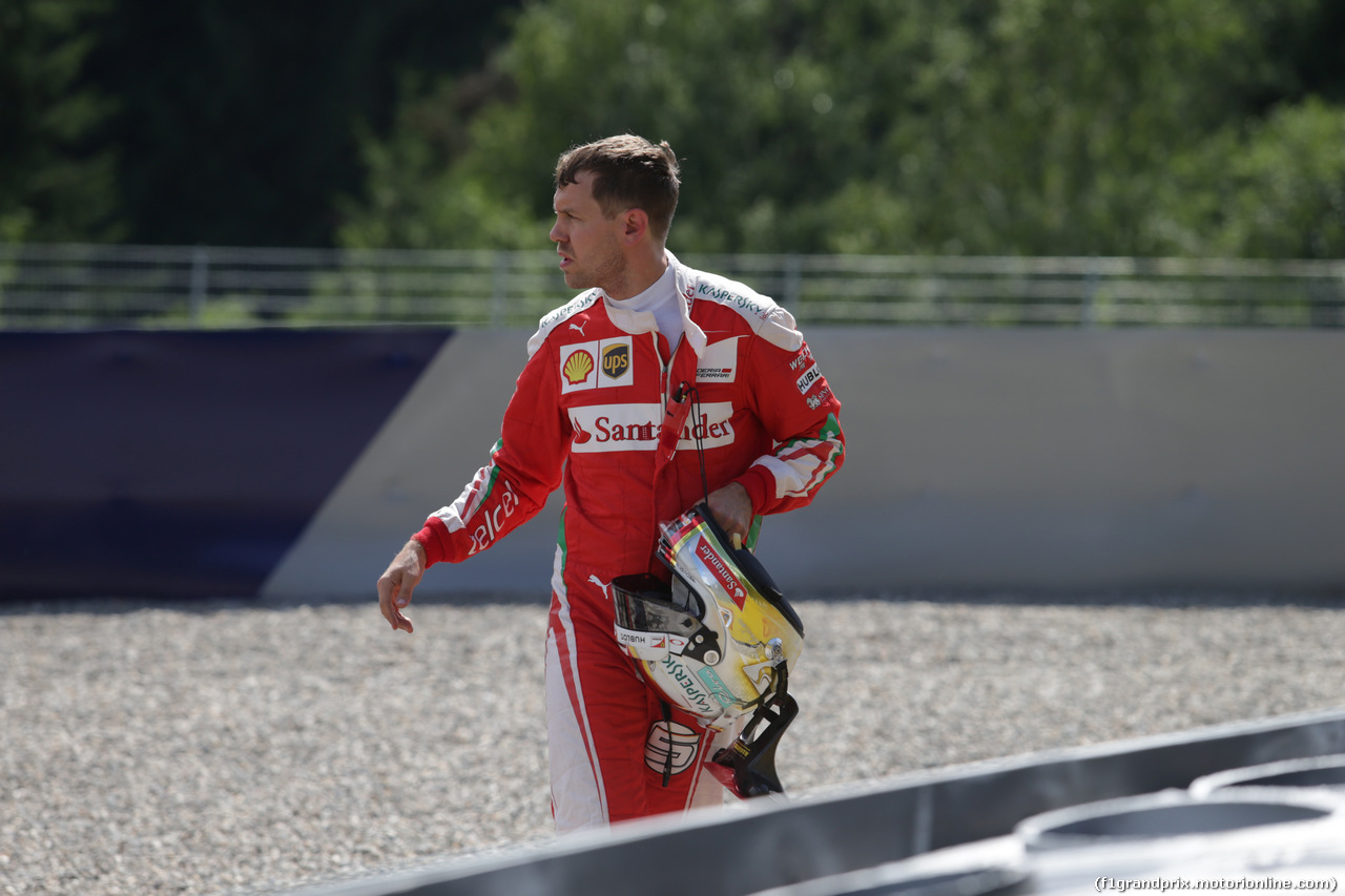 GP AUSTRIA, 01.07.2016 Prove Libere 2, Sebastian Vettel (GER) Ferrari SF16-H