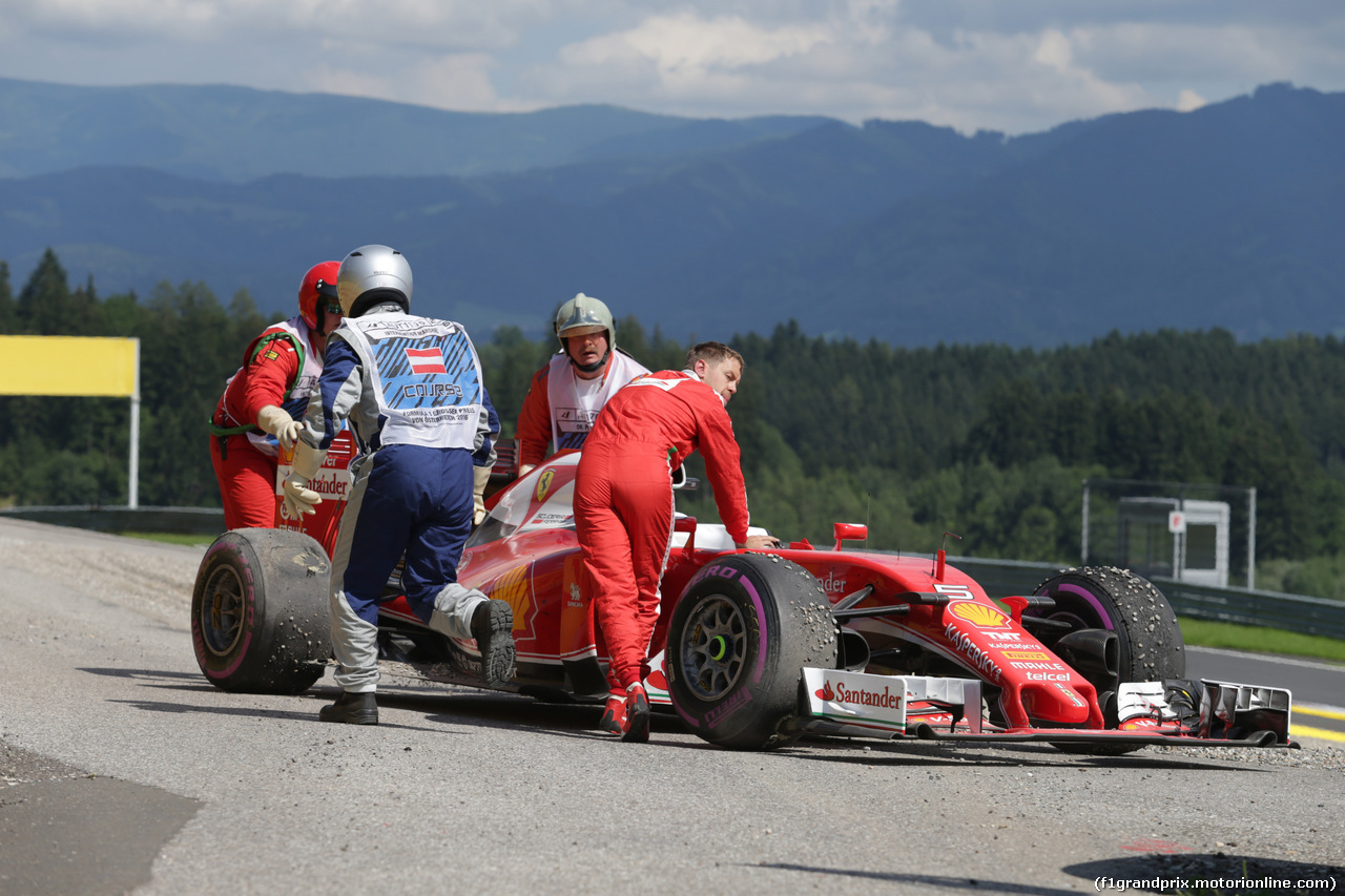 GP AUSTRIA, 01.07.2016 Prove Libere 2, Sebastian Vettel (GER) Ferrari SF16-H