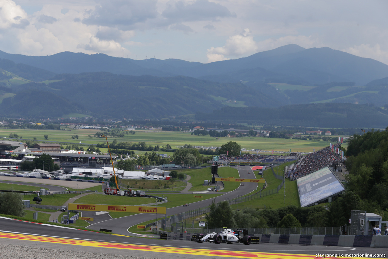 GP AUSTRIA, 01.07.2016 Prove Libere 2, Valtteri Bottas (FIN) Williams F1 Team FW38