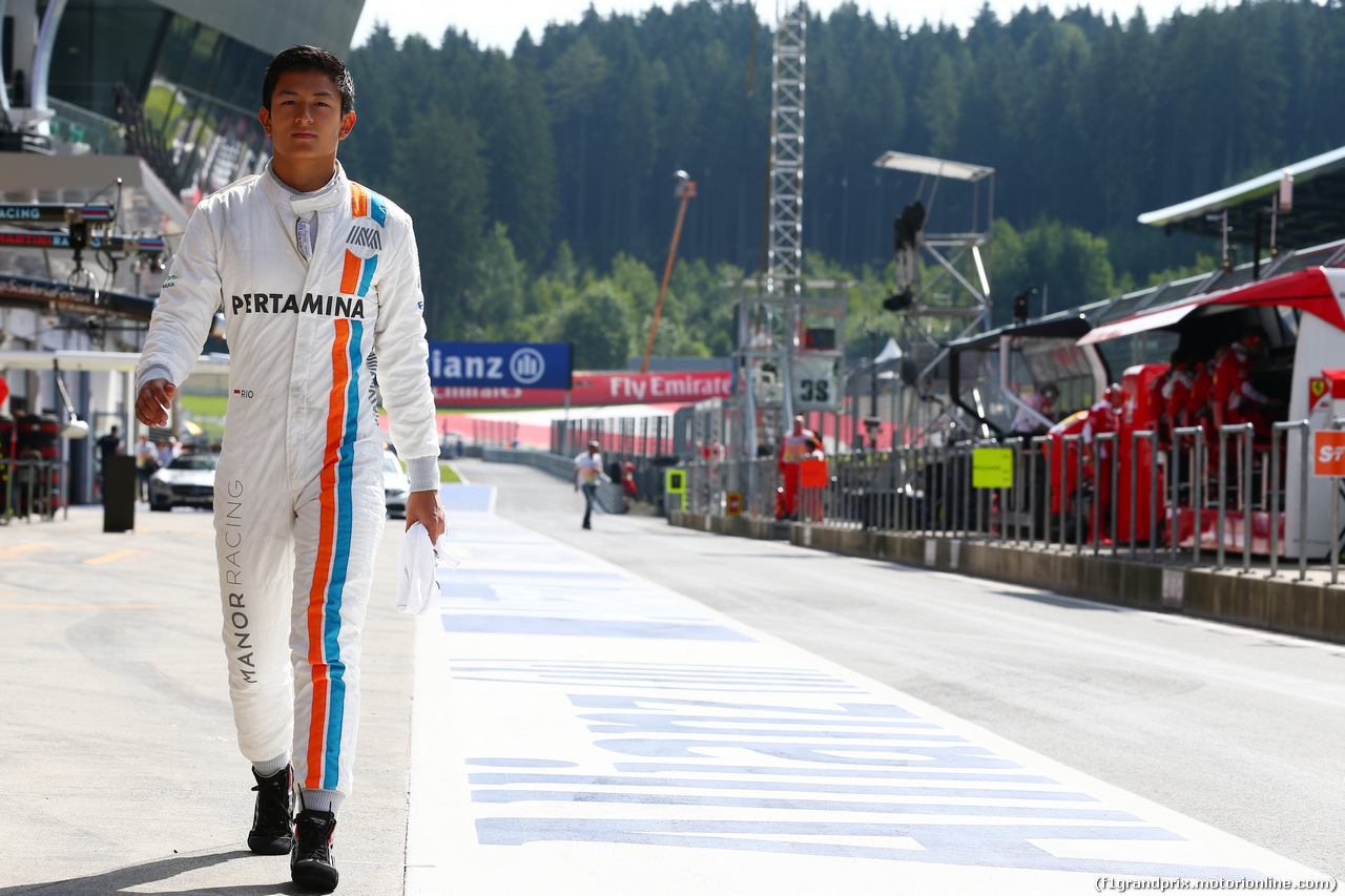 GP AUSTRIA, 01.07.2016 - Prove Libere 1, Rio Haryanto (IDN) Manor Racing MRT05