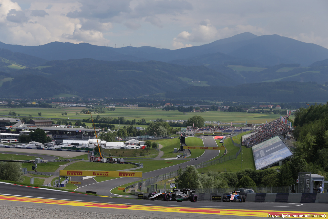 GP AUSTRIA, 01.07.2016 Prove Libere 2, Sergio Perez (MEX) Sahara Force India F1 VJM09