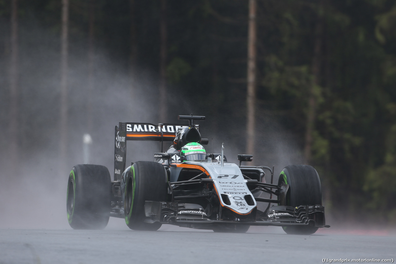 GP AUSTRIA, 01.07.2016 Prove Libere 2, Nico Hulkenberg (GER) Sahara Force India F1 VJM09