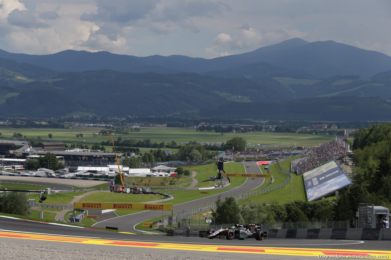 GP AUSTRIA, 01.07.2016 Prove Libere 2, Nico Hulkenberg (GER) Sahara Force India F1 VJM09