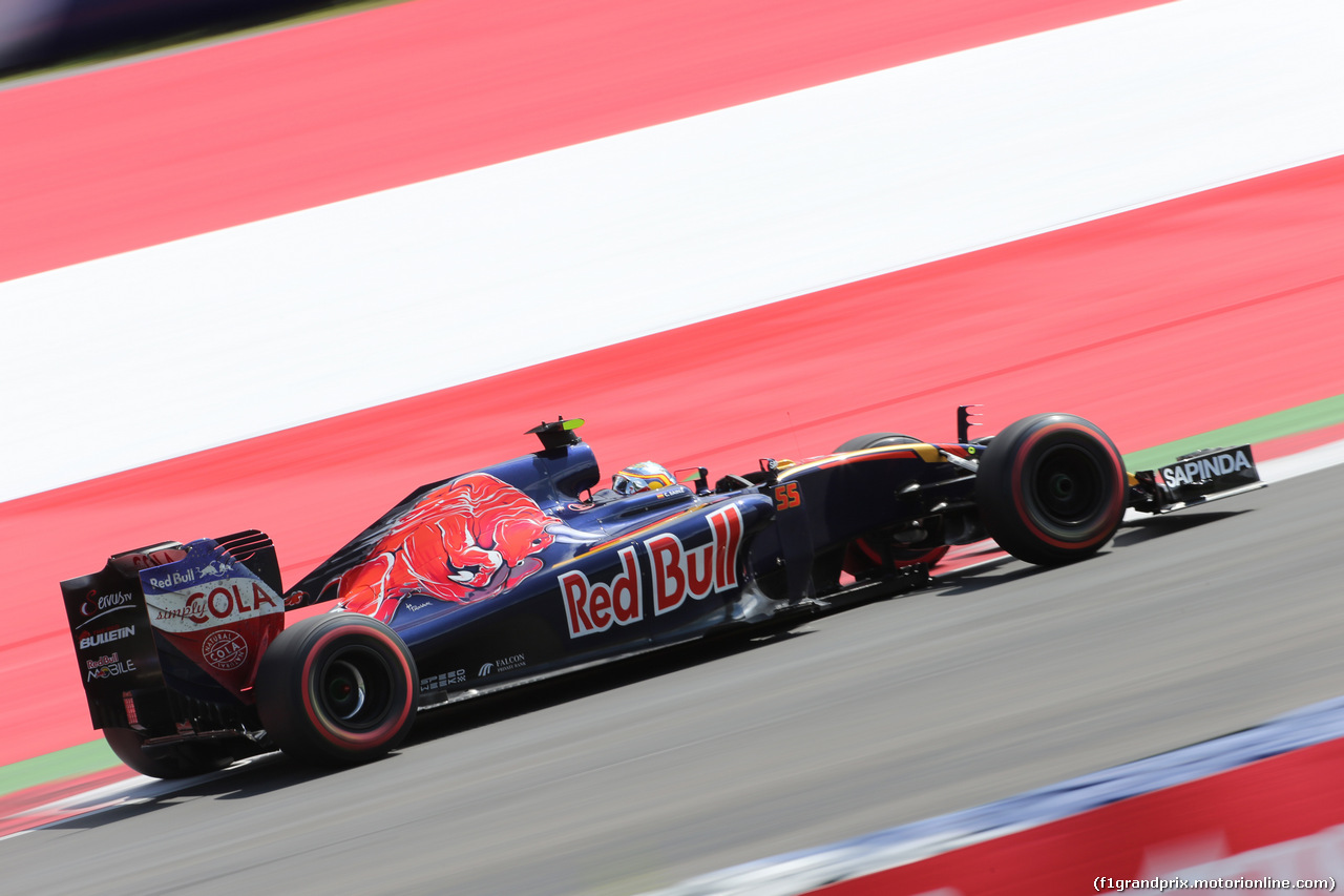 GP AUSTRIA, 01.07.2016 Prove Libere 2, Carlos Sainz Jr (ESP) Scuderia Toro Rosso STR11