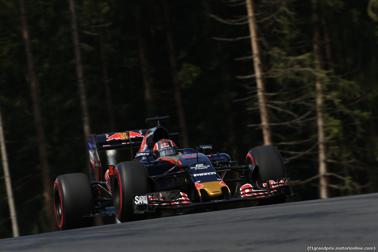 GP AUSTRIA, 01.07.2016 Prove Libere 2, Daniil Kvyat (RUS) Scuderia Toro Rosso STR11