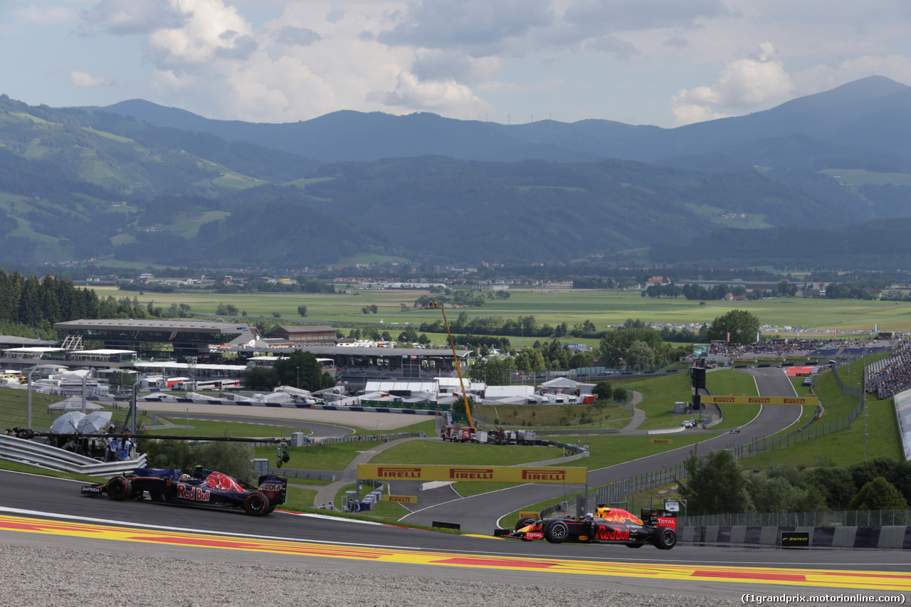 GP AUSTRIA, 01.07.2016 Prove Libere 2, Daniil Kvyat (RUS) Scuderia Toro Rosso STR11